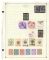 Image #2 of auction lot #259: Mounted collection of over four hundred stamps on nineteen pages with ...