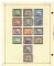 Image #2 of auction lot #207: Almost three hundred stamps mounted on eighteen pages to the 1950s. In...