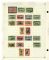 Image #2 of auction lot #283: Almost three hundred stamps mounted on fifteen pages including complet...