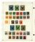 Image #4 of auction lot #336: Four hundred stamps mounted on twelve quadrille pages. Includes a stro...