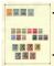Image #4 of auction lot #279: About two hundred twenty-five stamps mounted on eight quadrille pages ...