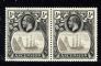 Image #1 of auction lot #1213: (10) pair one stamp with torn flag variety og F-VF...