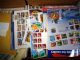 Image #3 of auction lot #1058: Sheets and loose postage in 4 pizza type boxes and a binder with a wid...
