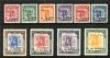 Image #1 of auction lot #1457: (112-121) Surcharges NH F-VF set...