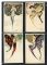Image #1 of auction lot #544: MA 4 and MA 7. The Butterfly Girls Set (MA 4) has six cards. Complete ...