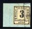 Image #1 of auction lot #1363: (J1) used tied on piece four margins F-VF...