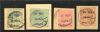 Image #1 of auction lot #1371: (Mi #1-3, 4) used tied on pieces, no initials, all signed by K Hennig ...