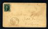 Image #1 of auction lot #465: (62B) tied on cover to California by black target cancel soiling and e...